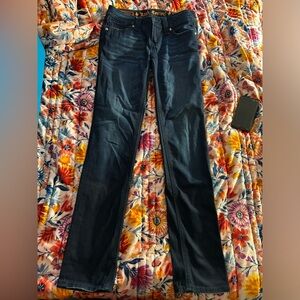 Rock revival dark wash jeans